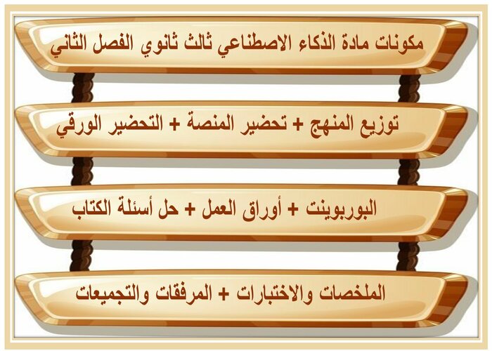 سجل انجاز مادة الذكاء الاصطناعي ثالث ثانوي الفصل الثاني  