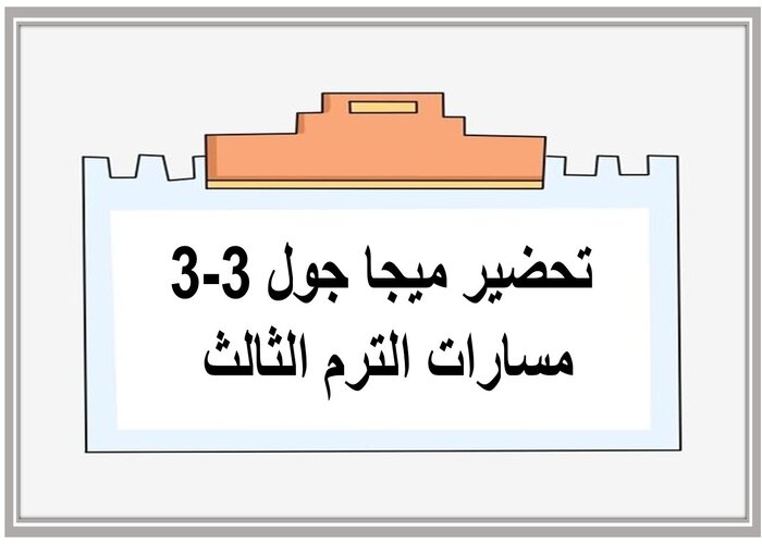 سجل انجاز ميجا جول 3-3 مسارات الترم الثالث 