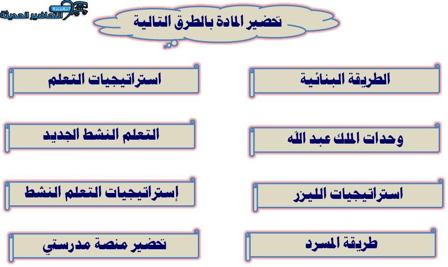 طرق تحاضير مادة علم البيئة والتربية البيئية مقررات الفصل الأول