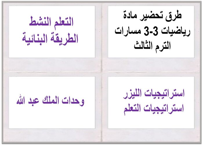 حل كتاب رياضيات 3-3 مسارات الترم الثالث
