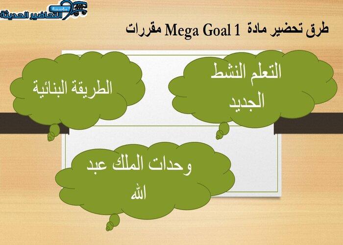 حل اسئلة درس Unit 5 Lesson 5 مادة Mega Goal 1 مقررات 