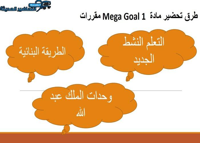 حل اسئلة درس Unit 3 Lesson 8 مادة Mega Goal 1 مقررات 
