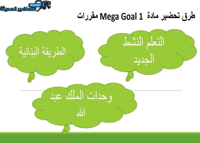 حل اسئلة درس Unit 3 Lesson 7 مادة Mega Goal 1 مقررات 