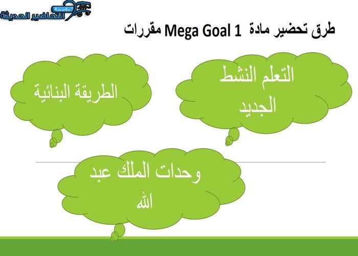 بوربوينت درس Unit 5 Lesson 10 مادة Mega Goal 1 مقررات  