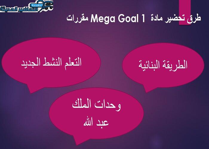 بوربوينت درس Unit 2 Lesson 2 مادة Mega Goal 1 مقررات 