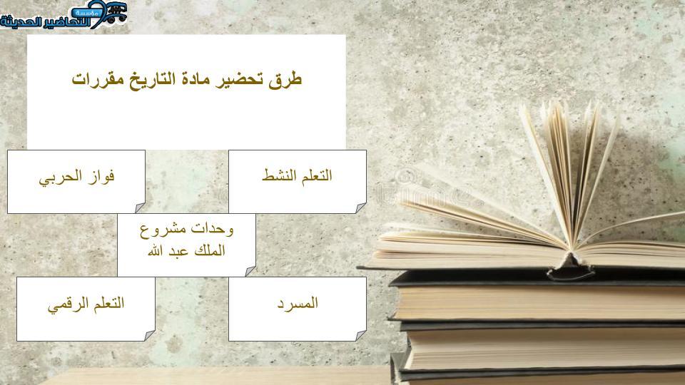 حل اسئلة مادة التاريخ مقررات