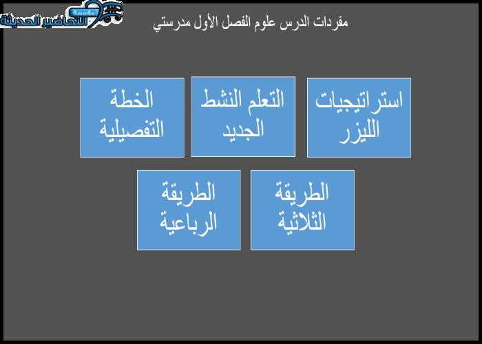 طرق تحضير مادة العلوم على منصة مدرستي