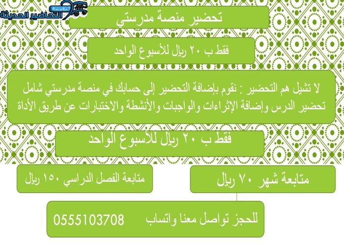 التحضير الإلكتروني لمادة الرياضيات 2