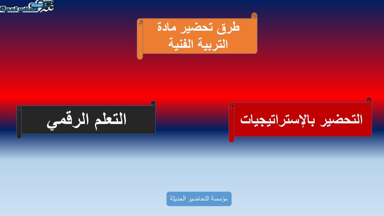 بور بوينت مادة التربية الفنية مقررات