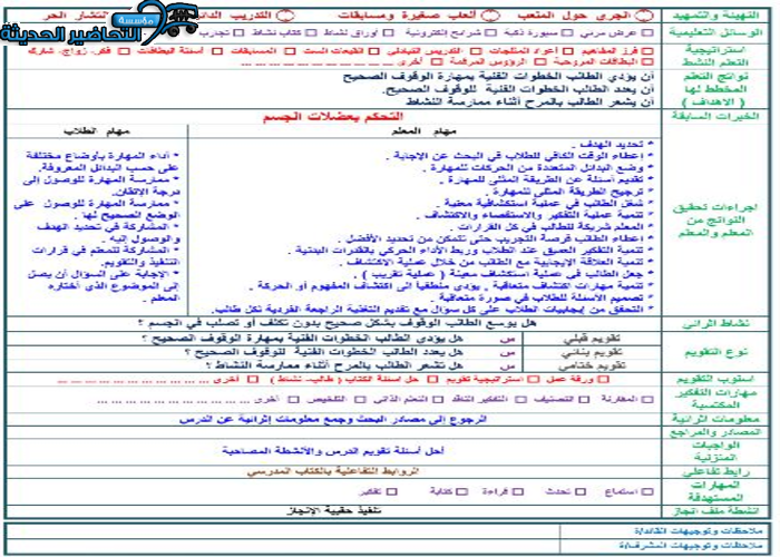 مفردات الدرس التربية الفكرية الفصل الأول مدرستي