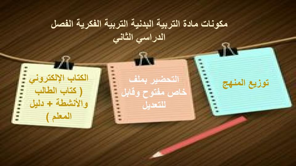 مفردات الدرس منصة مدرستى تربية بدنية التربية الفكرية الفصل الثاني