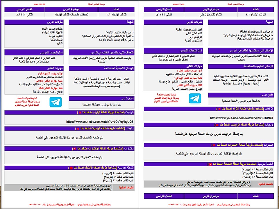 مفردات الدرس منصة مدرستي انترنت الاشياء 1-1 مسارات الفصل الثاني مفردات الدرس منصة مدرستي انترنت الاشياء 1-1 مسارات الفصل الثاني