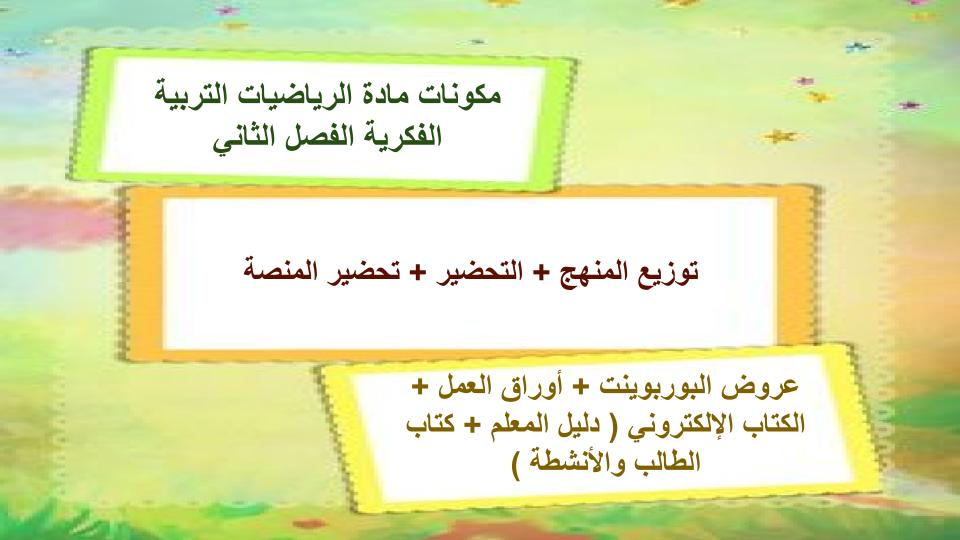 مفردات الدرس منصه مدرستى رياضيات التربية الفكرية الفصل الثاني