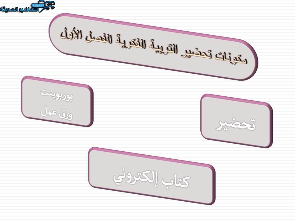 مهارات التفكير مادة لغتي التربية الفكرية الفصل الأول مدرستي
