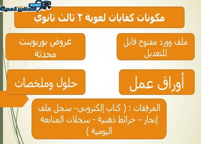 ورق عمل كفايات لغوية 2 ثالث ثانوي