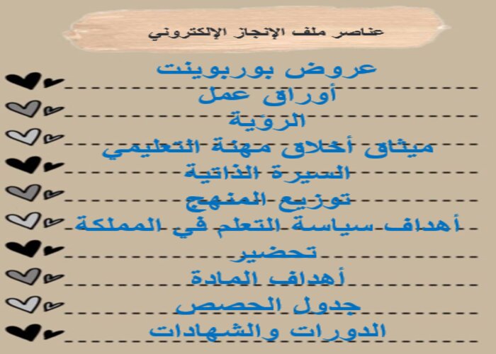ملف انجاز الكتروني للمعلم جاهز ملف انجاز الكتروني للمعلم جاهز
