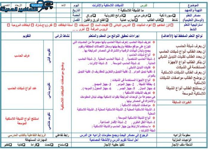 منصة مدرستي مادة الحاسب الآلي 2 مقررات