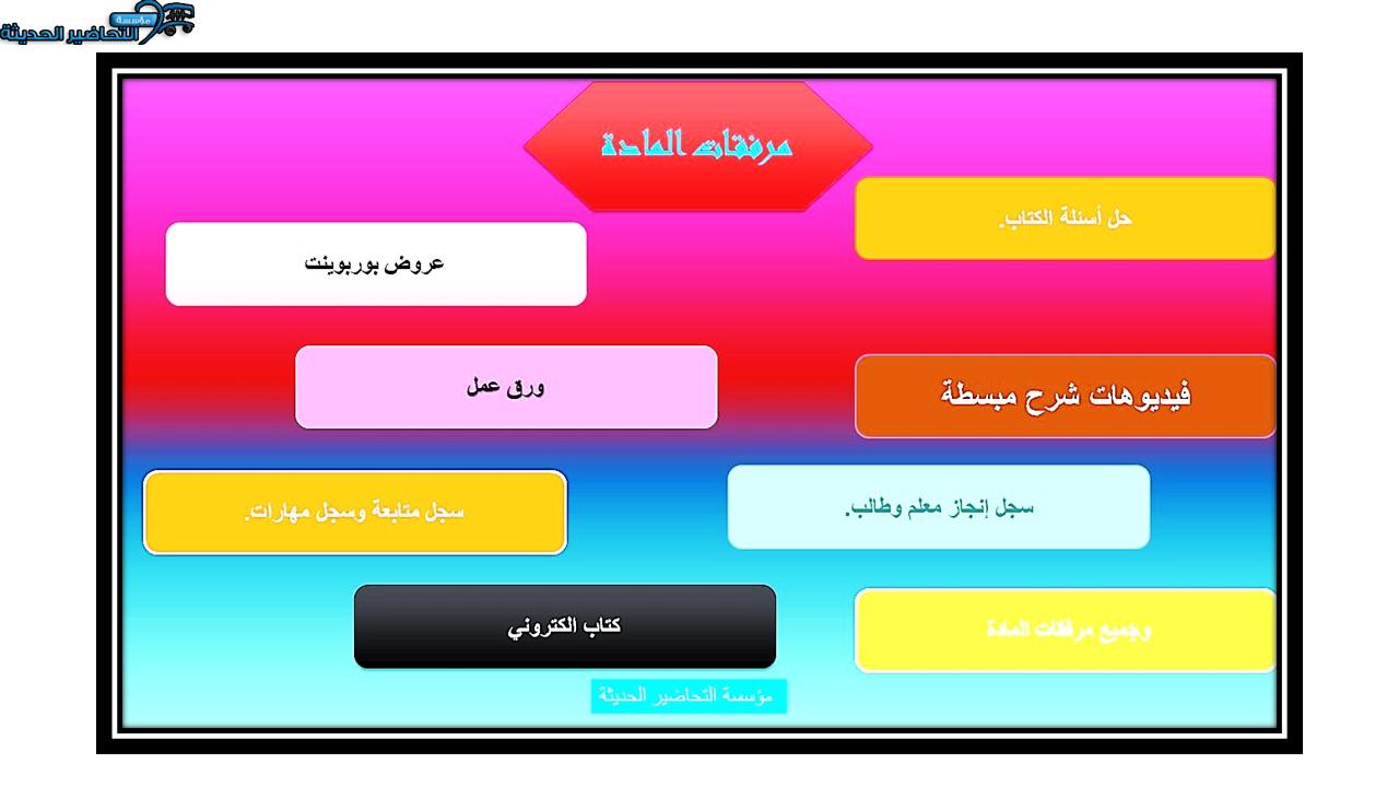 مرفقات مادة كمياء 3 مقررات