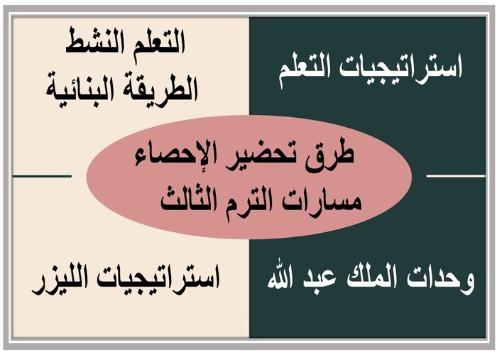 مهارات التفكير الإحصاء مسارات الترم الثالث 