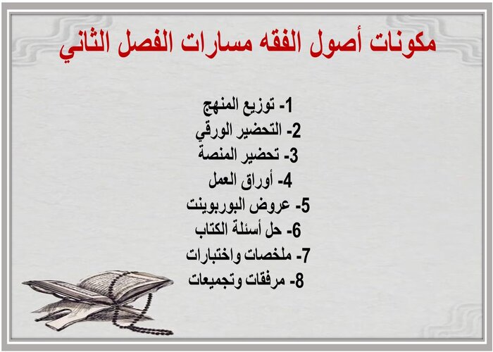 مهارات التفكير منصة مدرستي أصول الفقه مسارات الفصل الثاني 