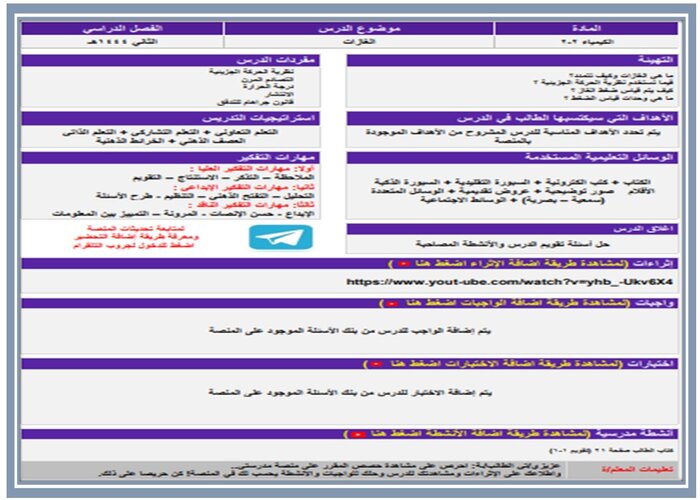 مهارات التفكير منصة مدرستي الكيمياء 2-2 مسارات الفصل الثاني مهارات التفكير منصة مدرستي الكيمياء 2-2 مسارات الفصل الثاني