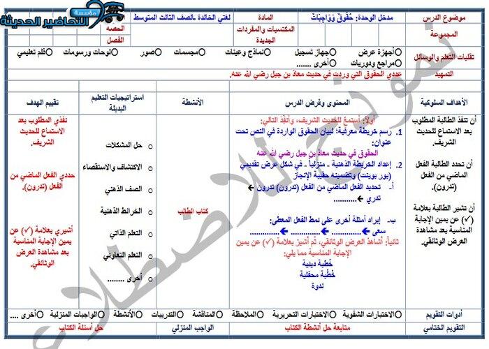 مهارات التفكير تحضير منصة مدرستي لغتي ثالث متوسط الفصل الثاني