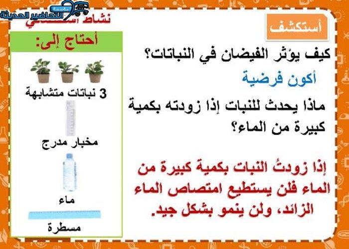 نموذج بوربوينت علوم الصف الثالث الابتدائي الفصل الأول مدرستي