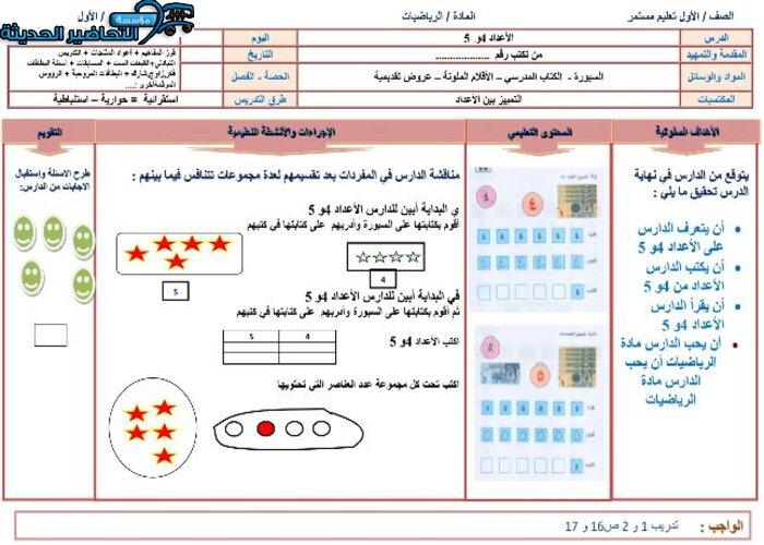 واجبات التعليم المستمر الفصل الأول مدرستي