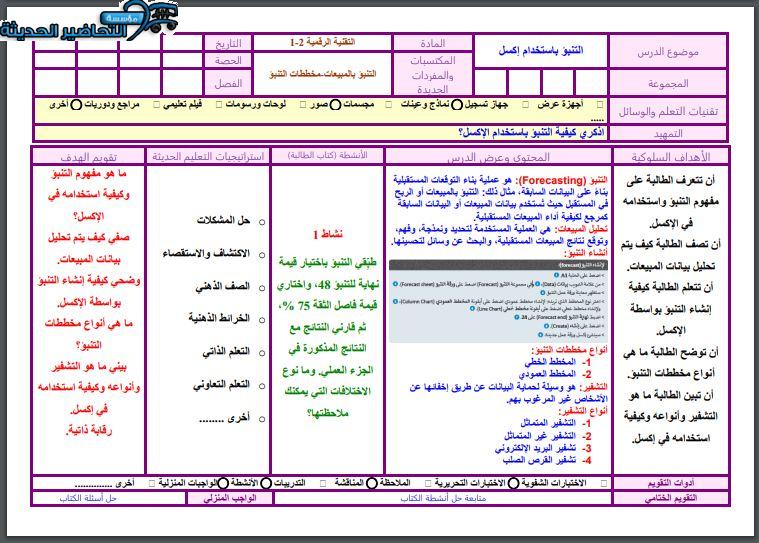 واجبات التقنية الرقمية 2-1 مسارات الفصل الأول مدرستي