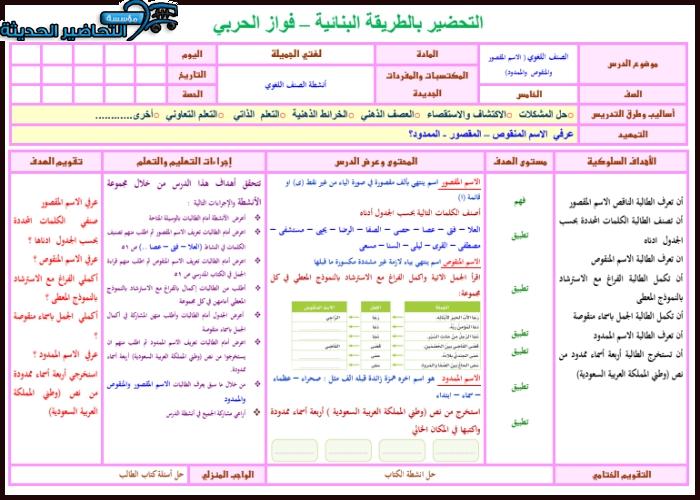 واجبات لغتي الفصل الأول مدرستي.