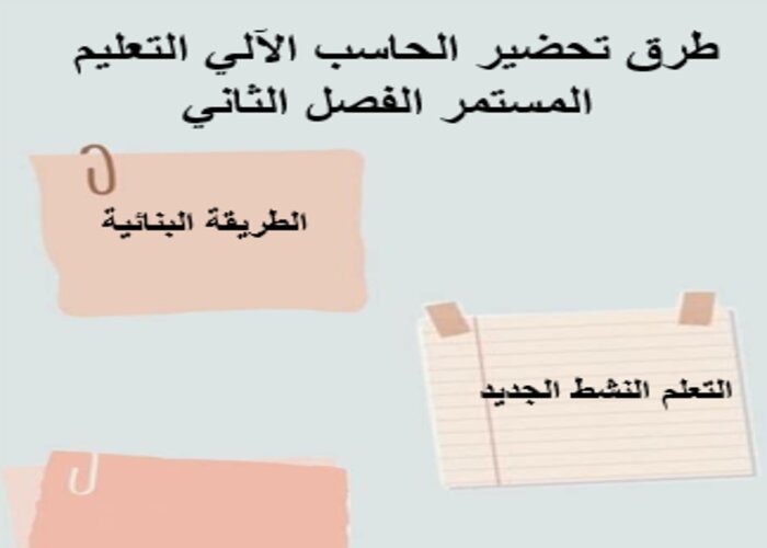 واجبات منصة مدرستي الحاسب الآلي التعليم المستمر الفصل الثاني