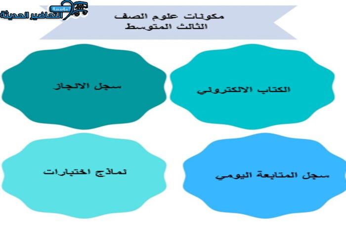 واجبات منصة مدرستي علوم ثالث متوسط الفصل الثاني