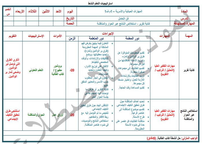 واجبات منصة مدرستي مهارات حياتية أول متوسط الفصل الثاني