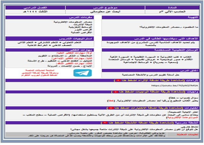 واجبات منصه مدرستي للرقمية الصف الثالث متوسط الفصل الثاني  