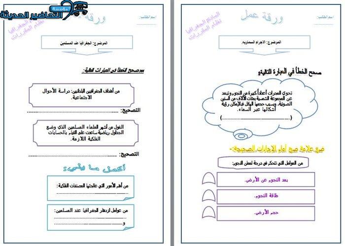 بور بوينت ماده جغرافيا مقررات