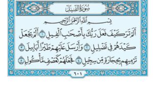 ورق عمل درس الفيل حفظ مادة القرآن الكريم أول كبيرات الفصل الدراسي الأول 1441