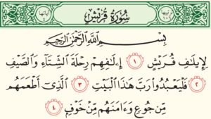 ورق عمل درس قريش حفظ مادة القرآن الكريم أول كبيرات الفصل الدراسي الأول 1441