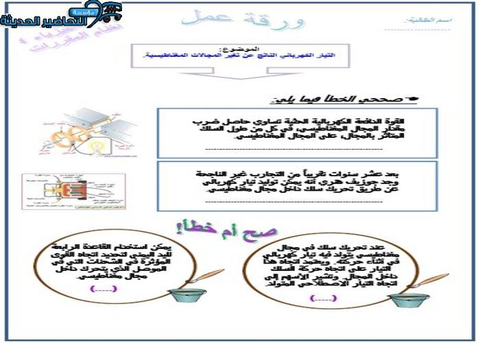 بوربوينت مادة فيزياء 4 مقررات